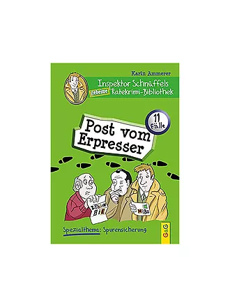 G & G VERLAG | Buch - Inspektor Schnüffels geheime Ratekrimi Bibliothek - Post vom Erpresser - Sprensicherung | 